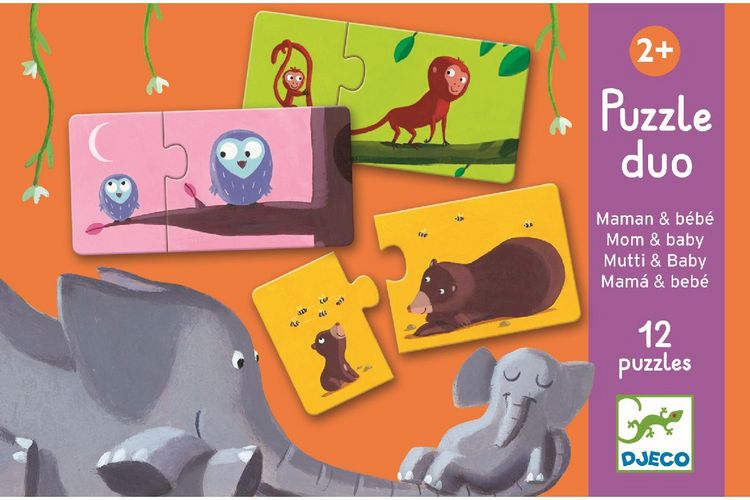 Produktbild: Puzzle duo/trio Puzzle Duo Mama und Kind