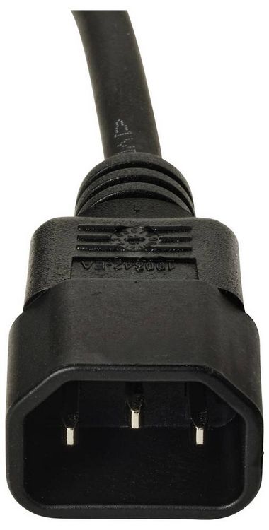 Produktbild: Sygonix SY-7154356 Strom Anschlusskabel Schwarz 1.80m