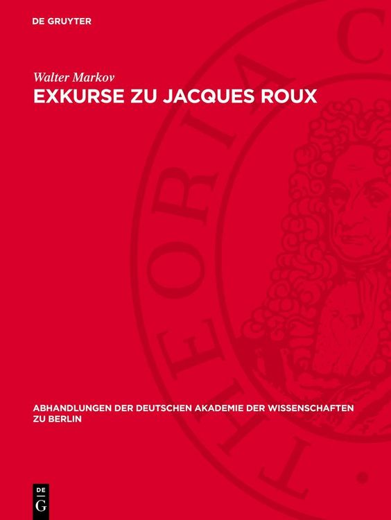 Produktbild: Exkurse zu Jacques Roux