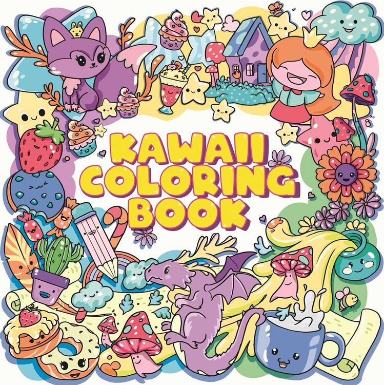 Produktbild: Kawaii Coloring Book