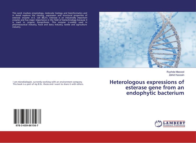 Produktbild: Heterologous expressions of esterase gene from an endophytic bacterium