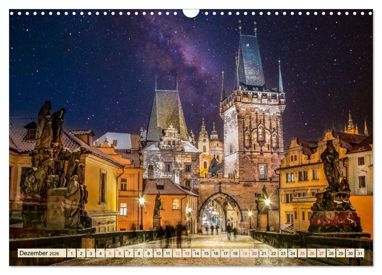 Produktbild: Metropolen - Nacht Skylines (Wandkalender 2026 DIN A3 quer), CALVENDO Monatskalender