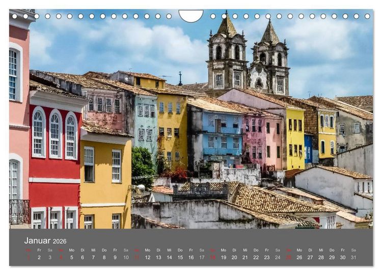 Produktbild: Brasilien 2026 abseits von Rio (Wandkalender 2026 DIN A4 quer), CALVENDO Monatskalender