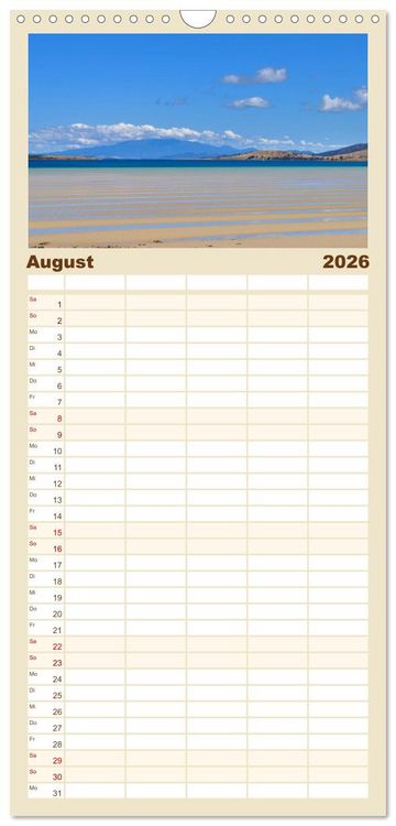 Produktbild: Familienplaner 2026 - Erlebe mit mir Lebenszeit mit 5 Spalten (Wandkalender, 21 x 45 cm) CALVENDO