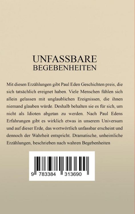 Produktbild: Unfassbare Begebenheiten