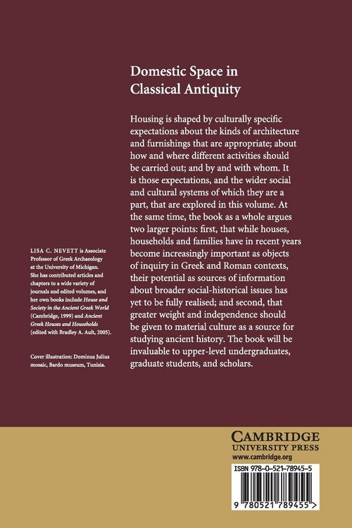 Produktbild: Domestic Space in Classical Antiquity