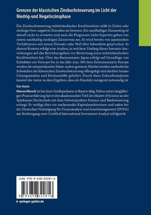 Produktbild: Grenzen der klassischen Zinsbuchsteuerung im Licht der Niedrig-und Negativzinsphase