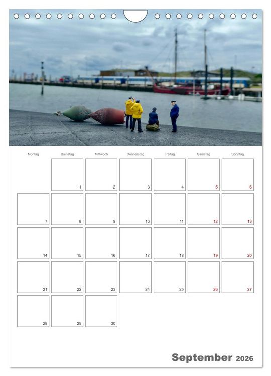 Produktbild: Wangerooge anders erleben (Wandkalender 2026 DIN A4 hoch), CALVENDO Monatskalender