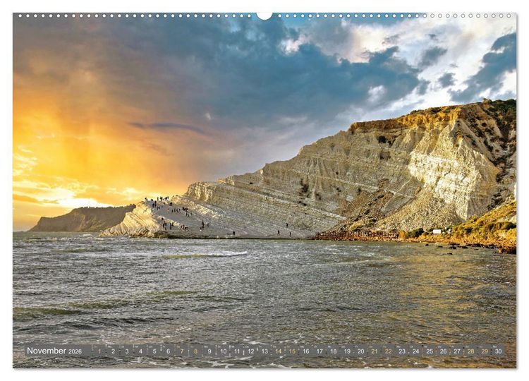 Produktbild: Sch&ouml;nes Sizilien: die Sonneninsel Italiens (hochwertiger Premium Wandkalender 2026 DIN A2 quer), Kunstdruck in Hochglanz