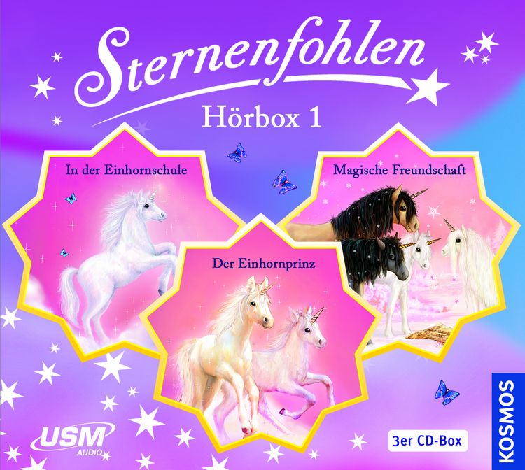 Produktbild: Die gro&szlig;e Sternenfohlen H&ouml;rbox Folgen 1-3 (3 Audio CDs)