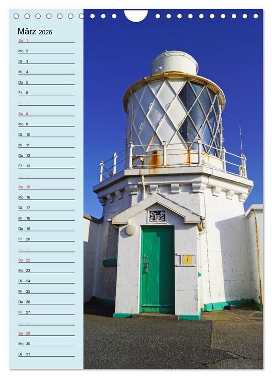Produktbild: Leuchtt&uuml;rme - Geburtstagskalender (Wandkalender 2026 DIN A4 hoch), CALVENDO Monatskalender