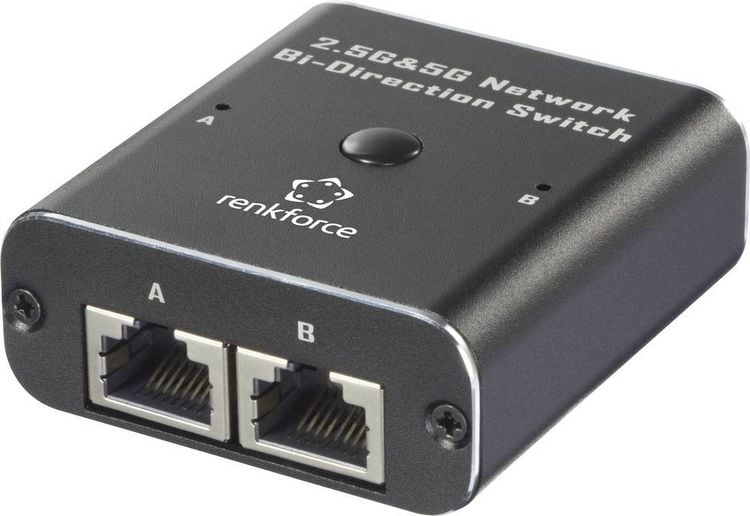 Produktbild: Renkforce RF-6736628 RF-EW-700 Netzwerk Switch RJ45 2 Port 5 GBit/s USB-Stromversorgung