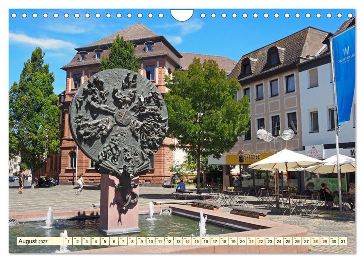 Produktbild: Worms am Rhein Mittelpunkt der Nibelungensage (Wandkalender 2027 DIN A4 quer), CALVENDO Monatskalender