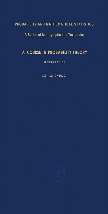 Produktbild: A Course in Probability Theory