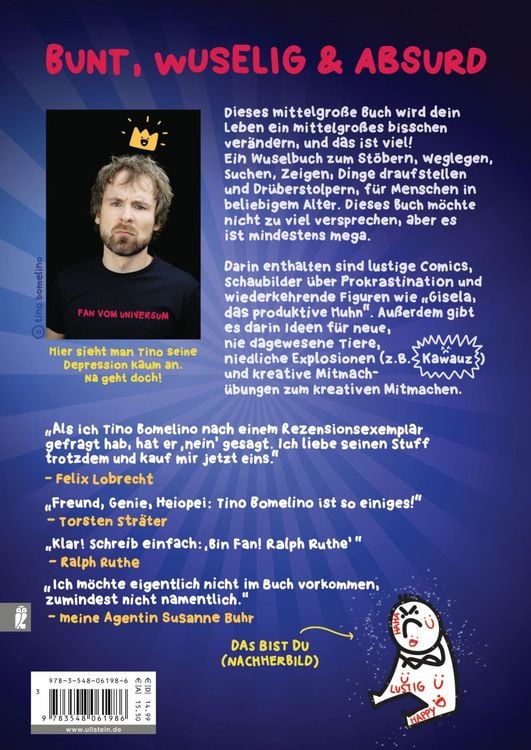 Produktbild: Das mittelgro&szlig;e Aufmunterungsbuch