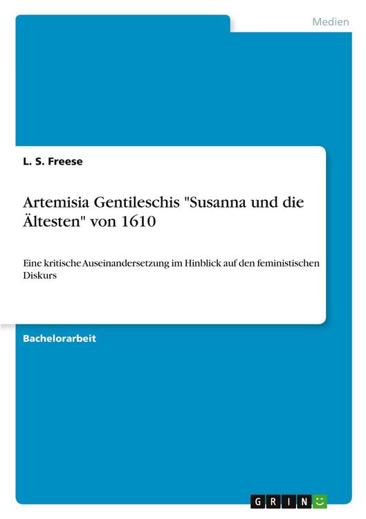 Produktbild: Artemisia Gentileschis "Susanna und die &Auml;ltesten" von 1610