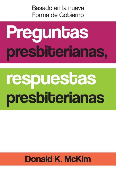 Produktbild: Presbyterian Questions, Presbyterian Answers, Spanish Edition