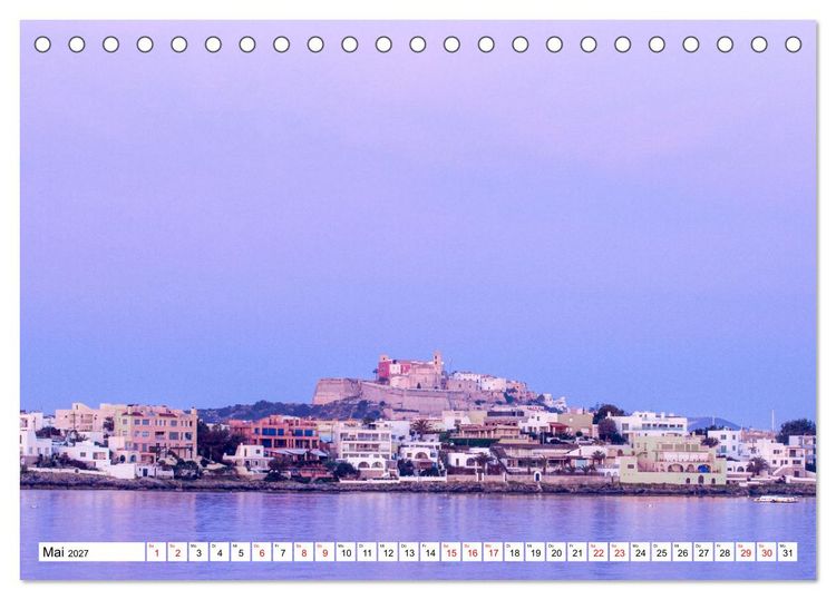 Produktbild: Momente einer Reise - Ibiza und Formentera (Tischkalender 2027 DIN A5 quer), CALVENDO Monatskalender