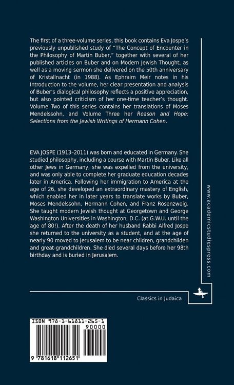Produktbild: Encounters in Modern Jewish Thought