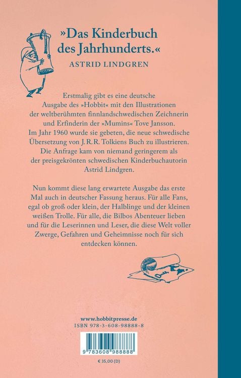 Produktbild: Der Hobbit - Illustriert von Tove Jansson