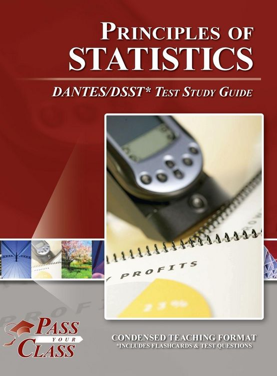 Produktbild: Principles of Statistics DANTES / DSST Test Study Guide