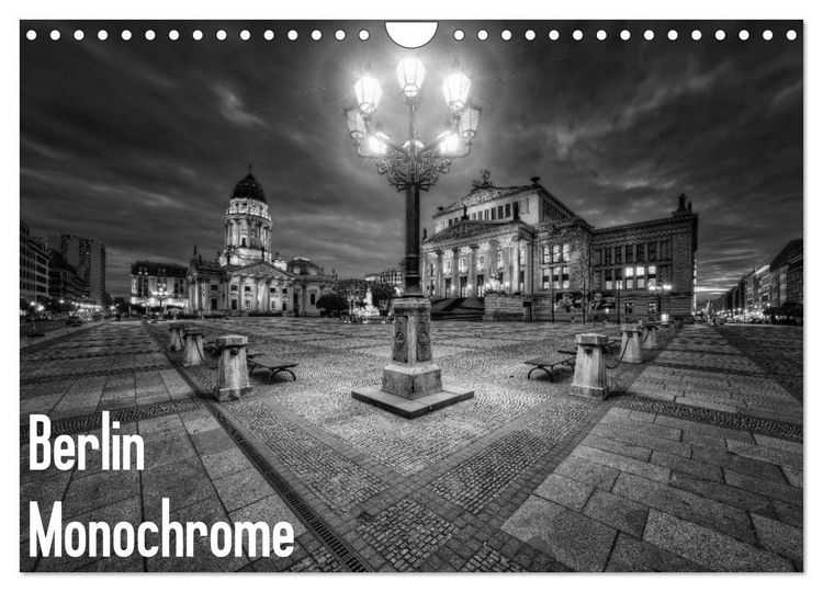 Produktbild: Berlin Monochrome (Wandkalender 2026 DIN A4 quer), CALVENDO Monatskalender