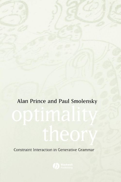 Produktbild: Optimality Theory