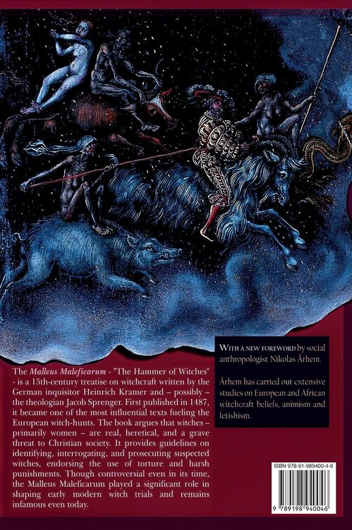 Produktbild: Malleus Maleficarum - The Hammer of Witches; a complete translation with woodcut illustrations from the 15th-18th centuries