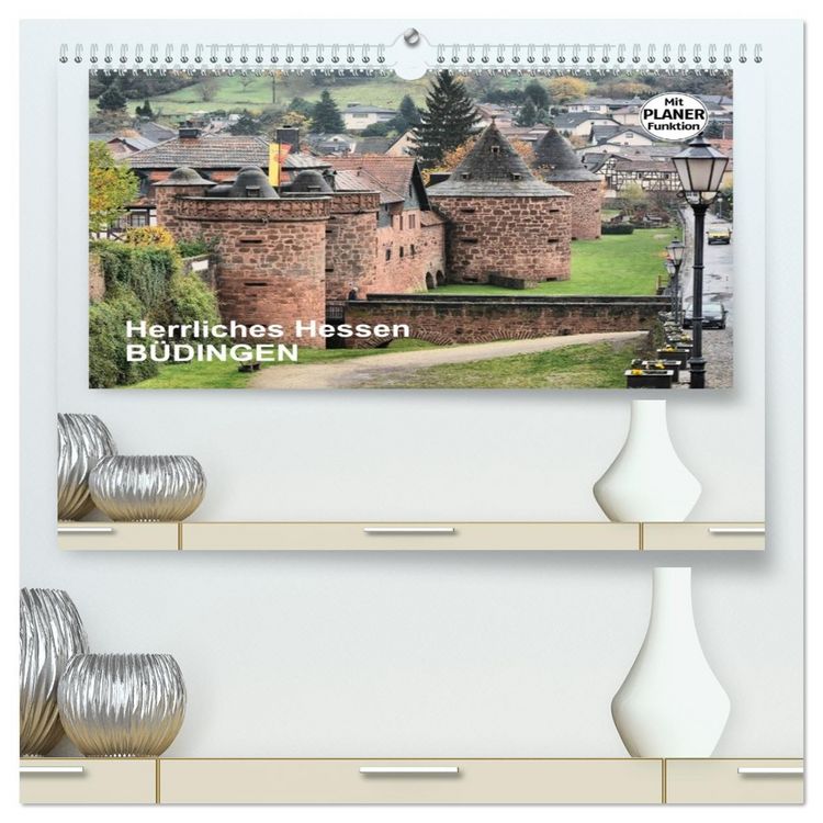 Produktbild: Herrliches Hessen - B&uuml;dingen (hochwertiger Premium Wandkalender 2026 DIN A2 quer), Kunstdruck in Hochglanz