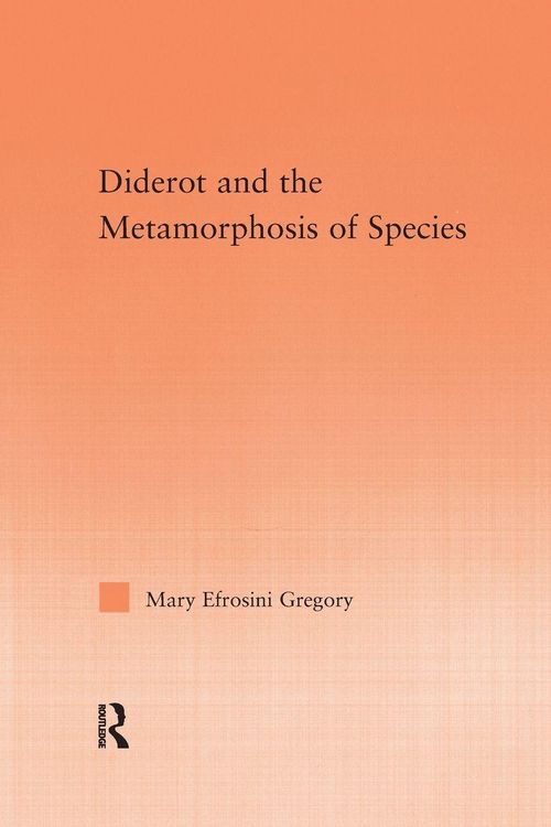 Produktbild: Diderot and the Metamorphosis of Species