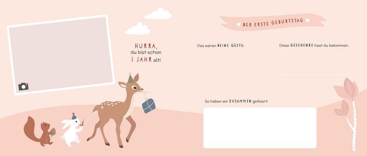 Produktbild: Kleines Baby, gro&szlig;es Gl&uuml;ck &ndash; Babyalbum