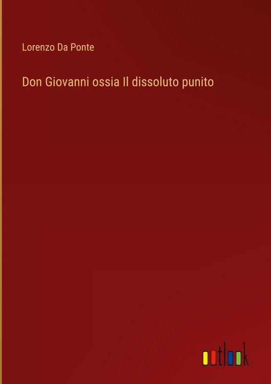 Produktbild: Don Giovanni ossia Il dissoluto punito