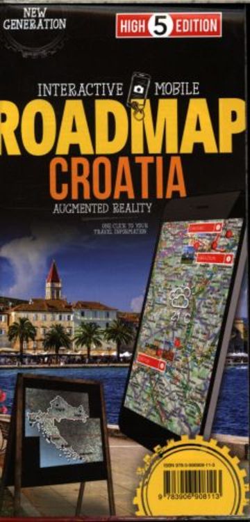 Produktbild: Strassenkarte Kroatien