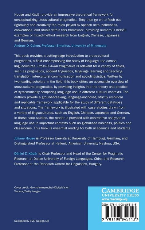 Produktbild: Cross-Cultural Pragmatics