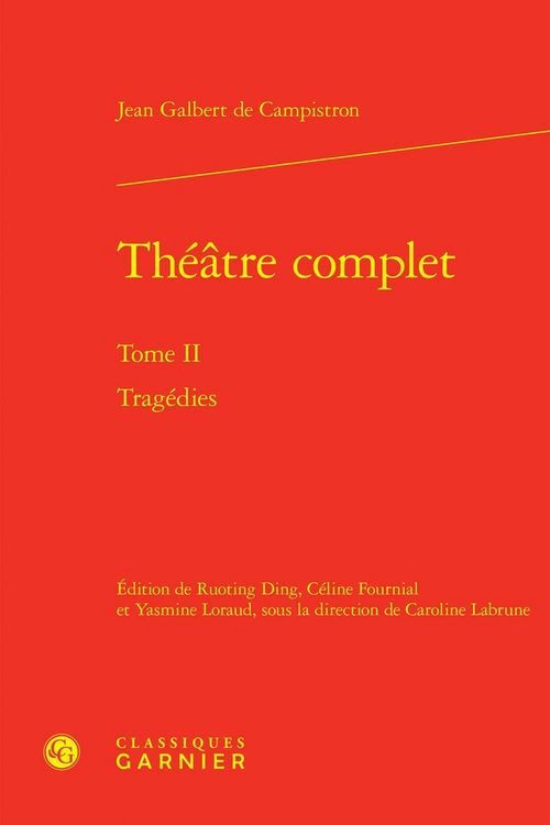 Produktbild: Theatre Complet. Tome II - Tragedies