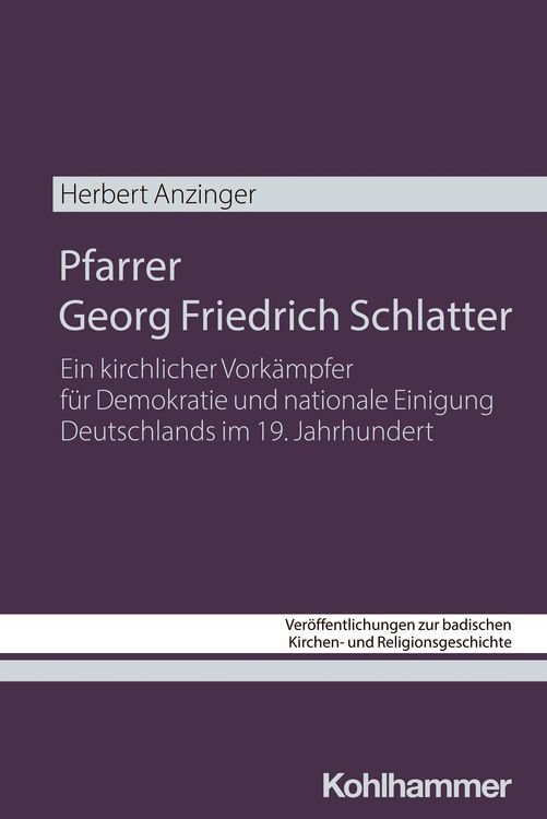 Produktbild: Pfarrer Georg Friedrich Schlatter