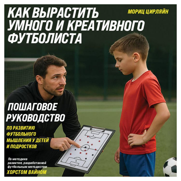Produktbild: Kak vyrastit umnogo i kreativnogo futbolista. Poshagovoe rukovodstvo po razvitiyu futbolnogo myshleniya u detey i podrostkov