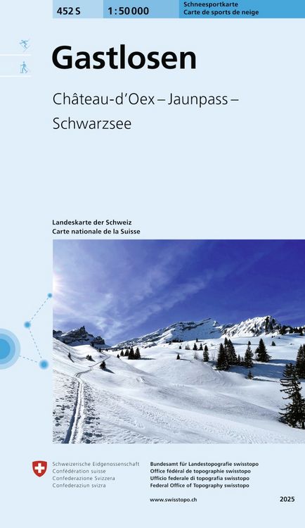 Produktbild: 452S Gastlosen Schneesportkarte