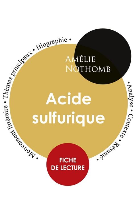 Produktbild: Fiche de lecture Acide sulfurique (&Eacute;tude int&eacute;grale)