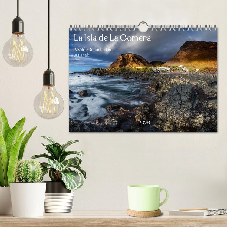 Produktbild: La Isla de La Gomera - Wilde Sch&ouml;nheit im Atlantik (Wandkalender 2026 DIN A4 quer), CALVENDO Monatskalender