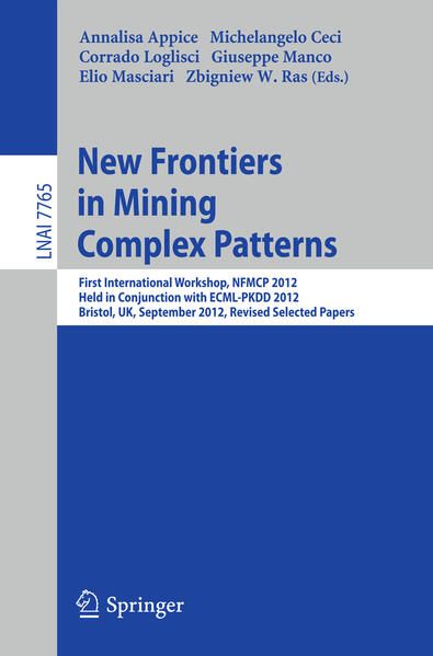 Produktbild: New Frontiers in Mining Complex Patterns