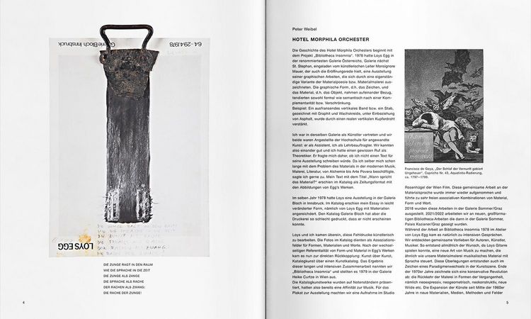 Produktbild: Loys Egg & Peter Weibel - Hotel Morphila Orchester