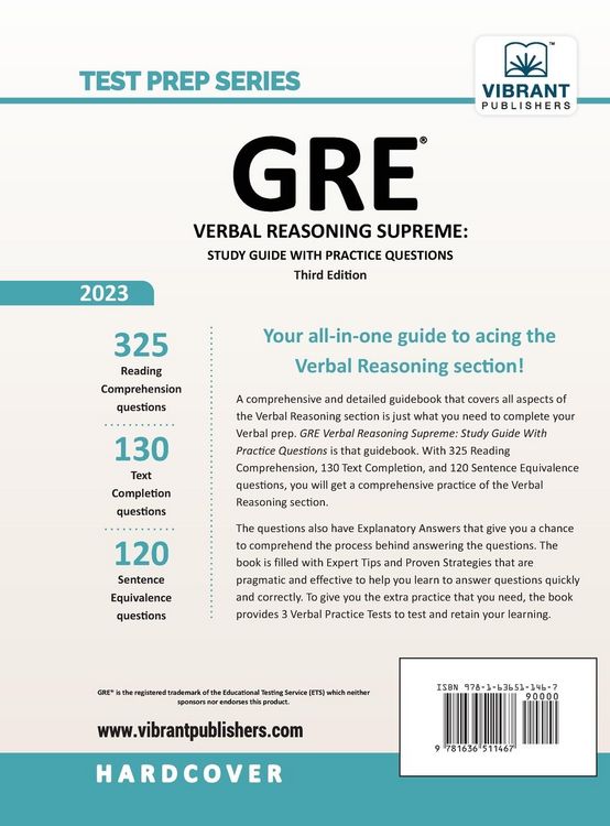 Produktbild: GRE Verbal Reasoning Supreme