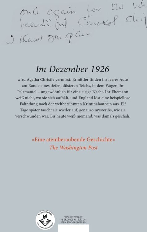 Produktbild: Mrs Agatha Christie