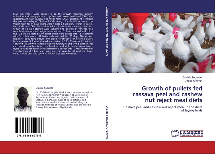 Produktbild: Growth of pullets fed cassava peel and cashew nut reject meal diets