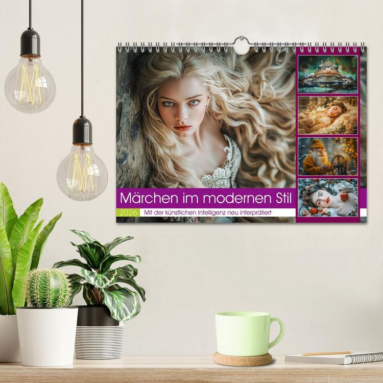 Produktbild: M&auml;rchen im modernen Stil (Wandkalender 2026 DIN A4 quer), CALVENDO Monatskalender