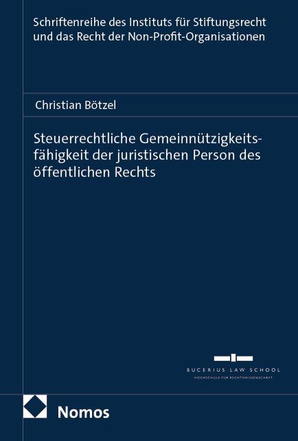 Produktbild: Steuerrechtliche Gemeinn&uuml;tzigkeitsf&auml;higkeit der juristischen Person des &ouml;ffentlichen Rechts