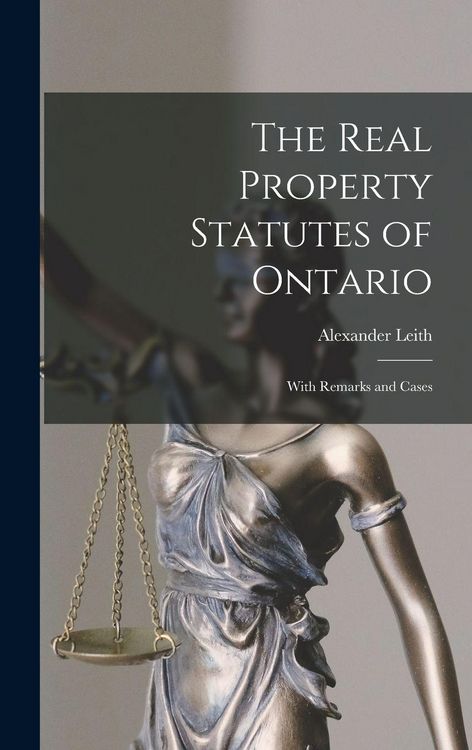 Produktbild: The Real Property Statutes of Ontario [microform]