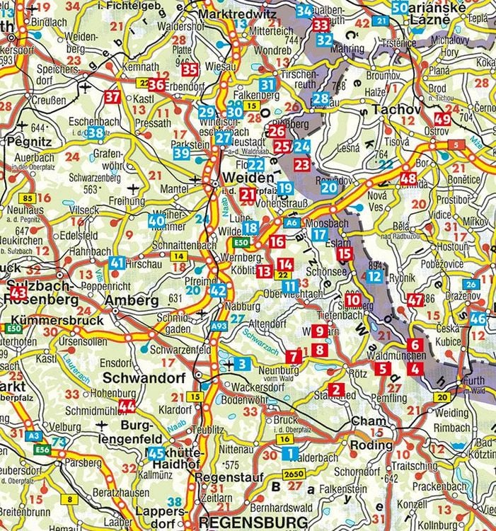 Produktbild: ROTHER Wanderf&uuml;hrer Oberpf&auml;lzer Wald
