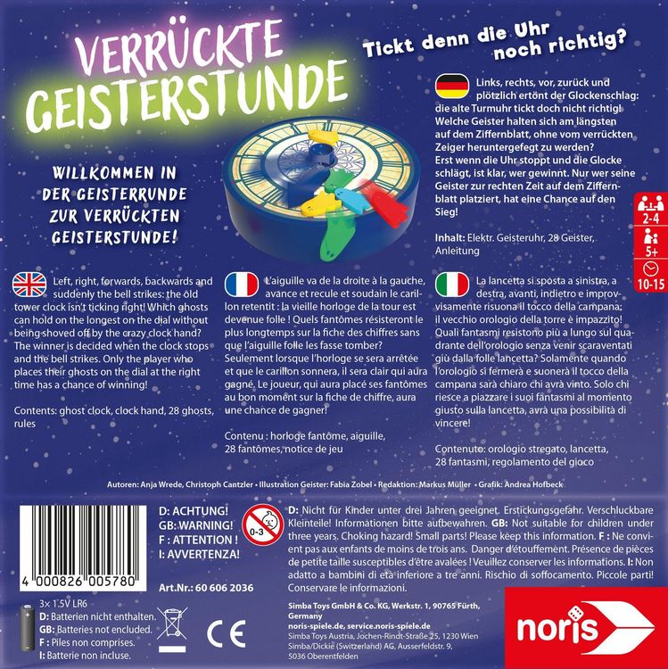 Produktbild: Verr&uuml;ckte Geisterstunde